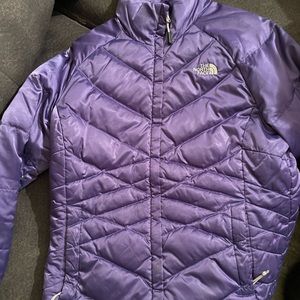 Purple Northface coat